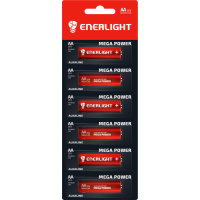 Батарейка ENERLIGHT алкалин MEGA POWER AA LR6 MB 1*6 бл6/60