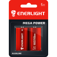 Батарейка ENERLIGHT алкалін MEGA POWER D LR14 бл 2/16