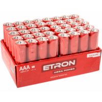Батарейка ETRON Mega Power ААА-LR03-40S Shrink Alkaline 40/960