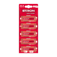 Батарейка ETRON Mega Power ААA-LR03 Blister Alkaline, 5 pcs 5/60