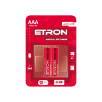 Батарейка ETRON Mega Power AАА-LR03 Blister Alkaline, 2 pcs 2/24