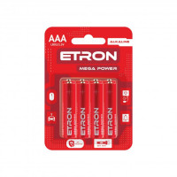 Батарейка ETRON Mega Power AАА-LR03 Blister Alkaline, 8 pcs 8/96