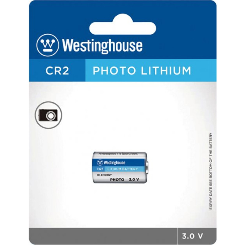 Літієва батарейка Westinghouse Lithium CR2 1шт/уп blister.