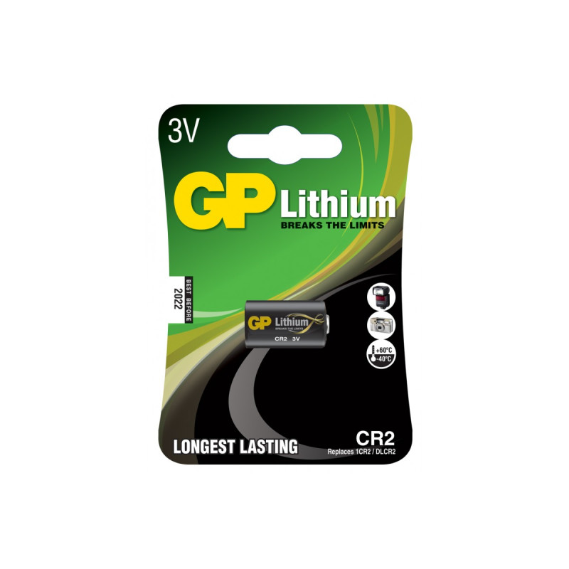 Батарейка GP Lithium  FOTO 3.0V, CR2-U1   1/