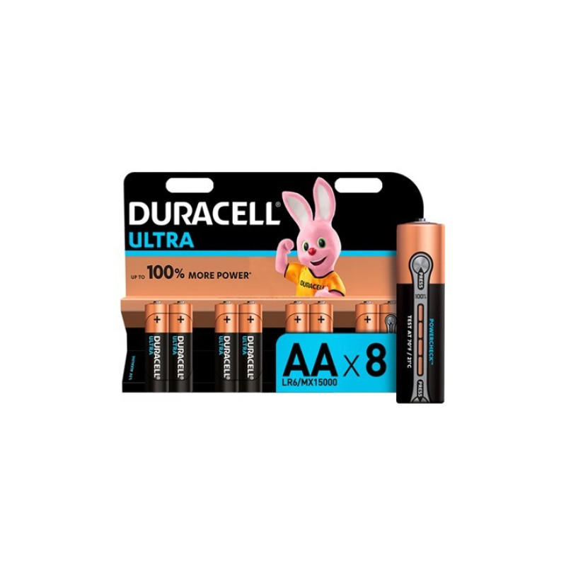 Батарейка Duracell LR03 AAA ULTRA Alkaline бл.8/160