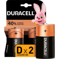 Батарейка Duracell LR20 AA Alkaline блістер 2/20