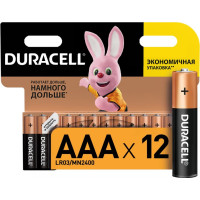 Батарейка Duracell LR6/12шт. AA Alkaline блістер 12