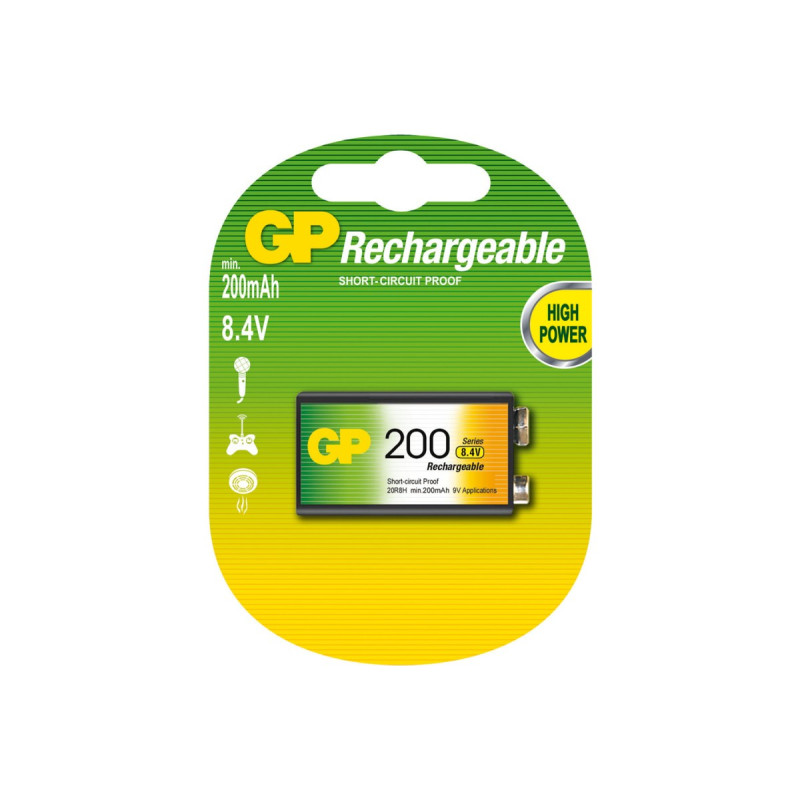Акумулятор GP NiMH 8.4V 20R8H-U1 1/
