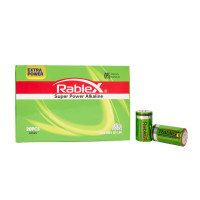 Батарейка Rablex Alkaline LR20 D лужна    2/24
