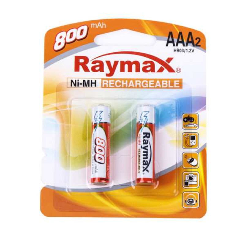 Акумулятор Raymax HR03 Ni-MH AAA 800 mAh бл.2