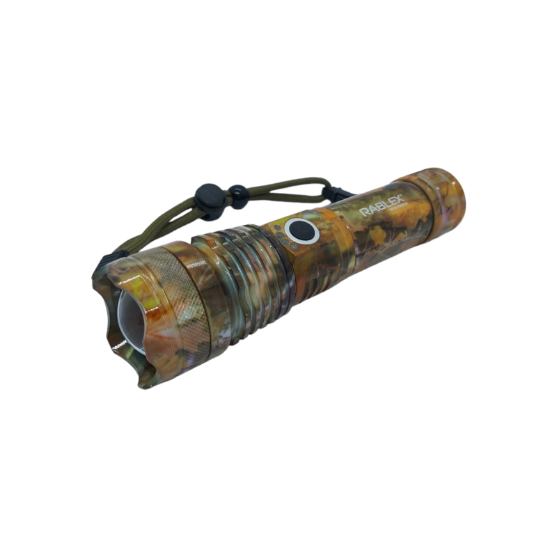 Ліхтар 266 P50 POLICE ZOOM МОНОкріст, 3 режими, бічна кнопка, акк. 18650