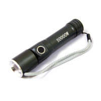 Ліхтар 187 (223) POLICE ZOOM МОНОкріст, 3 режими, бічна кнопка, 120*25*25мм, акк 18650 з.у.220V,