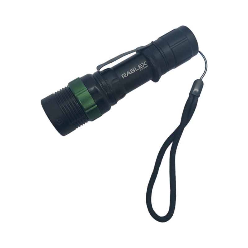 Ліхтар 205 T6 POLICE ZOOM МОНОкріст, 3 режими, бічна кнопка, акк. 18650