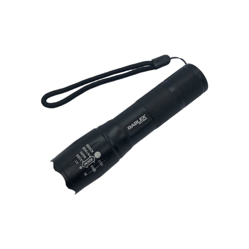 Ліхтар 214 POLICE ZOOM МОНОкріст, 3 режими, акк. 18650