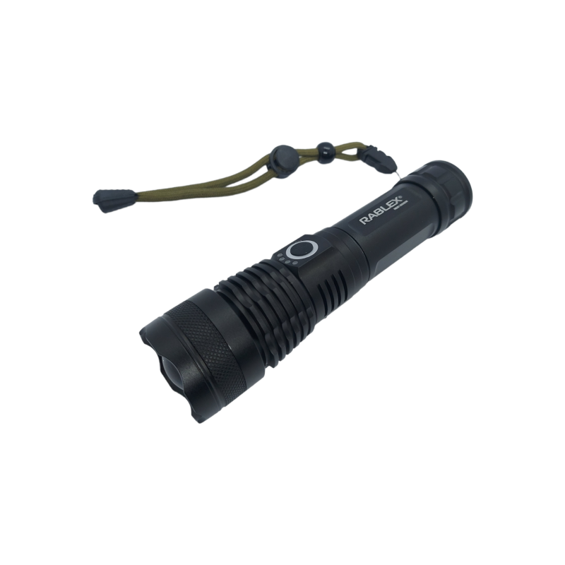 Ліхтар 221 T6 POLICE ZOOM МОНОкріст, 3 режими, бічна кнопка, акк. 18650