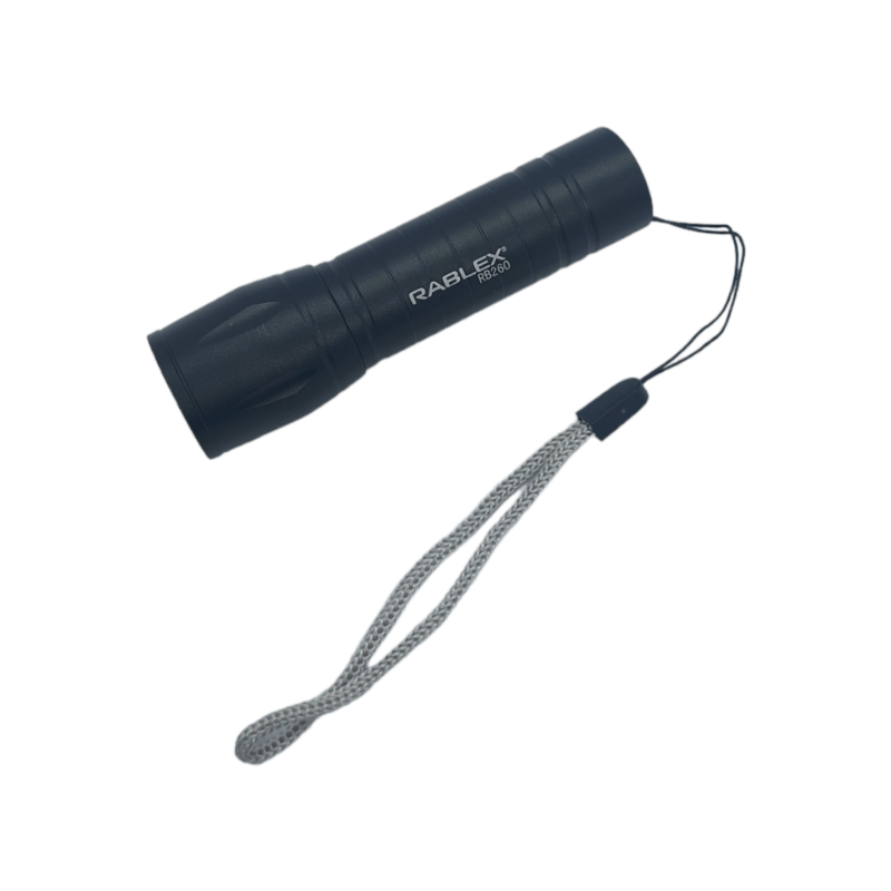 Ліхтар 260 T6 POLICE ZOOM МОНОкріст, 3 режими, бічна кнопка, акк. 18650