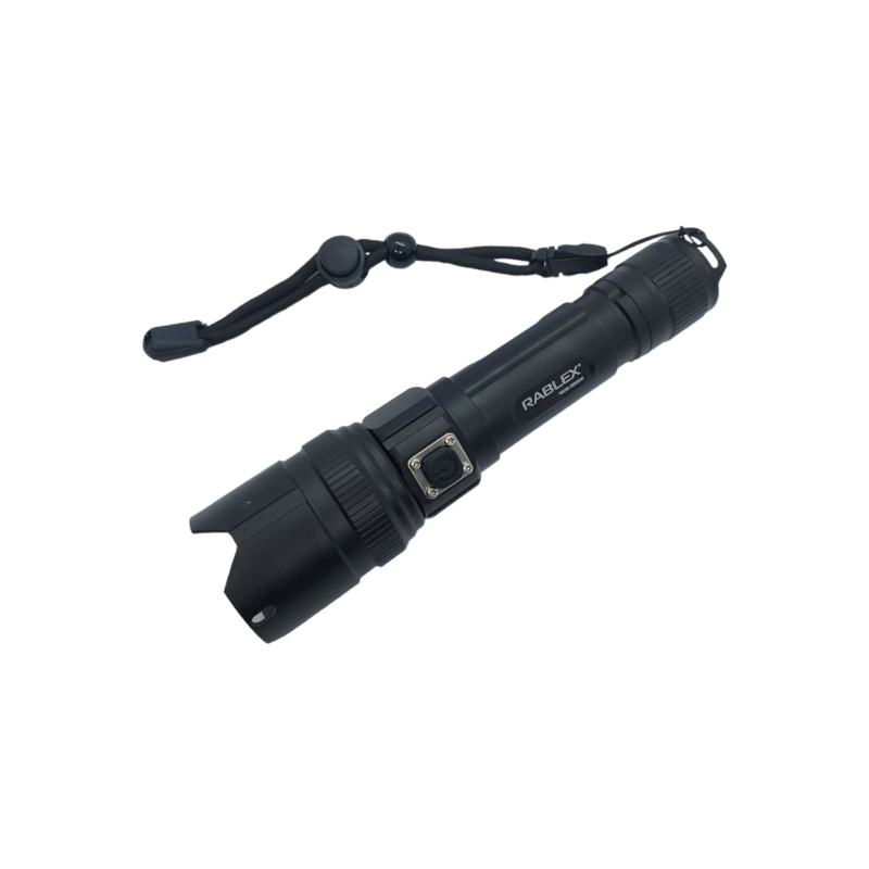 Ліхтар 268 Р90 POLICE ZOOM МОНОкріст, протиударний, 3 режими, кнопка збоку, акк. 18650