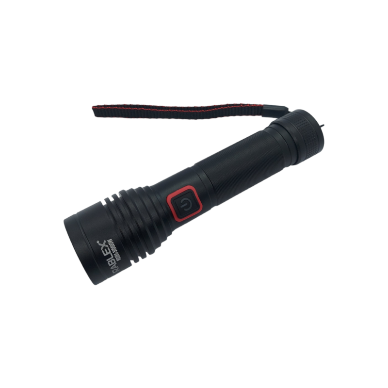 Ліхтар 288 P70 POLICE ZOOM МОНОкріст, 1 режим, кнопка збоку, акк. 18650