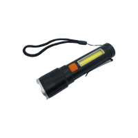 Фонарь 291 T6 POLICE ZOOM МОНОкрист, 3 режима, боковая кнопка, акк. 18650