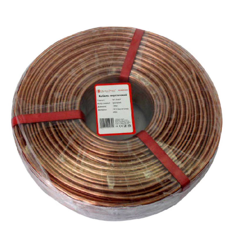 Провід ElectroHouse акустичний 2*1,5 мідь EH-ACK-005 бухта 100 м