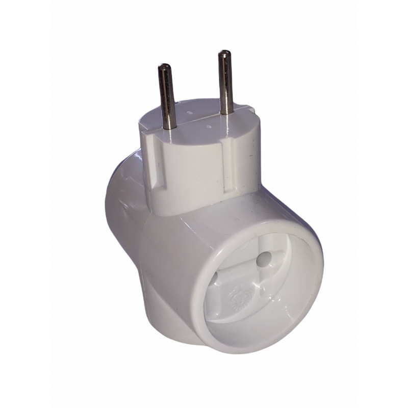 Розгалужувач потрійний 16А із заземленням Гриб СВ-В РВ16 313