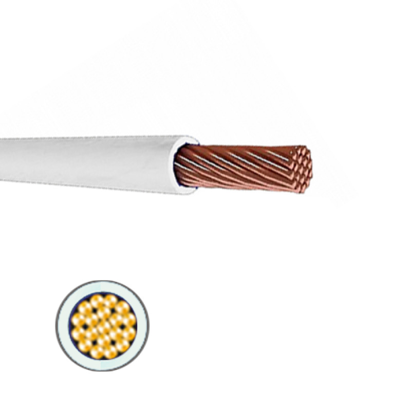 Кабель ПВ-3  16,0  білий 