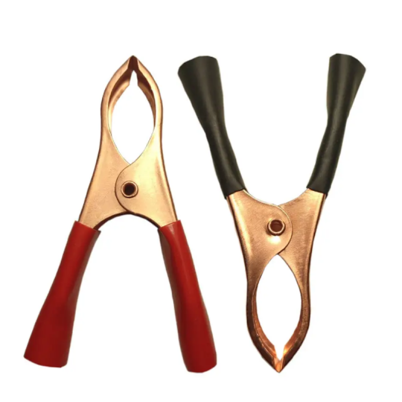 Затиск для клем 30А мідь (ЧЕРВОНИЙ + ЧОРНИЙ) 