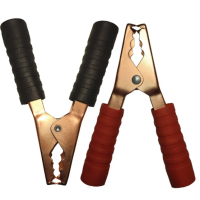 Затиск для клем 300А мідь (ЧЕРВОНИЙ + ЧОРНИЙ) 