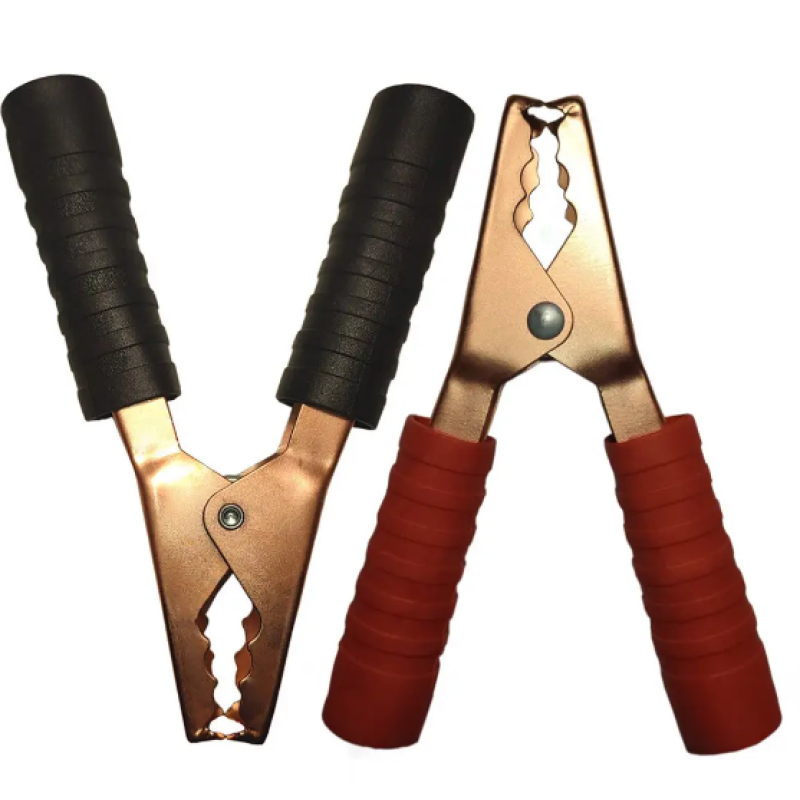 Затиск для клем 300А мідь (ЧЕРВОНИЙ + ЧОРНИЙ) 