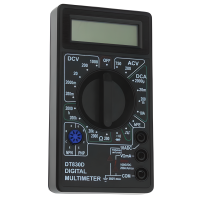 Тестер 830 DT D LCD, 170*85мм, пластиковий футляр, A, V, R, тест діодів, зумер
