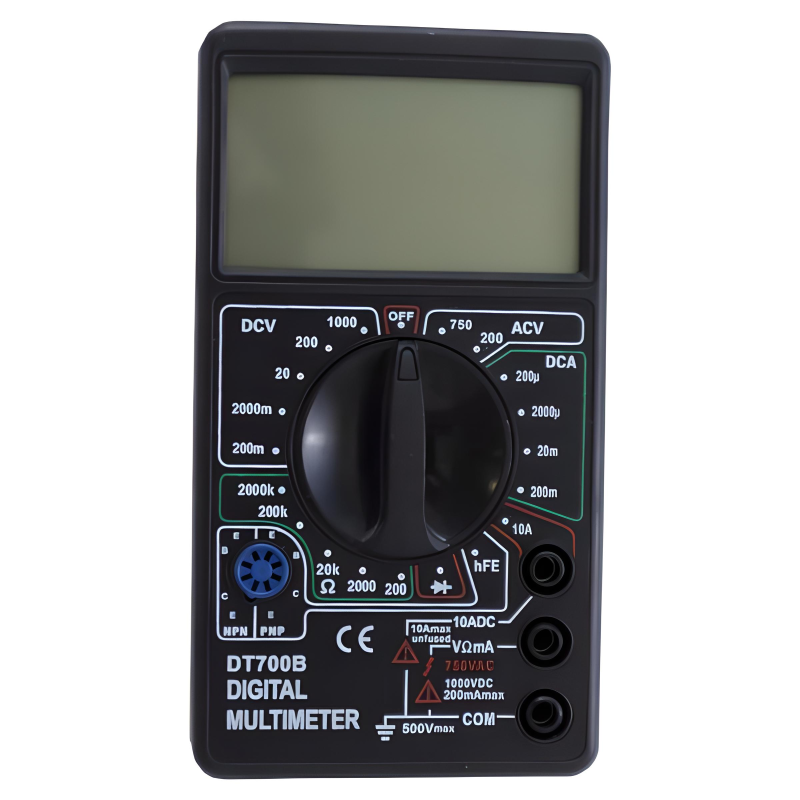 Тестер 700 B, 120*70мм, LCD , A, V, R, тест діодів