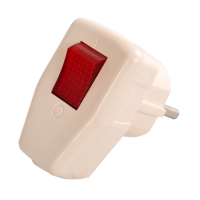 Вилка + выключатель YW-7352