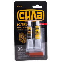 Двокомпонентний епоксидний клей, сірий 20г (СИЛА - Інструмент)