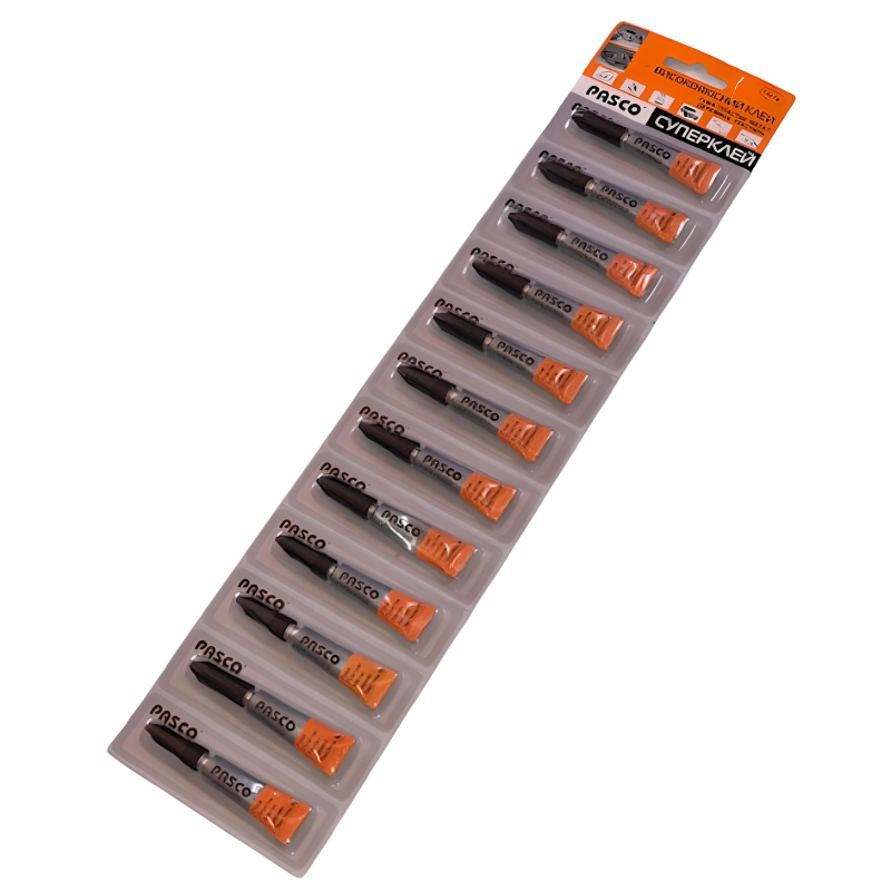 Супер клей PASCO  3гр. на мультикарті  C-041  12/576