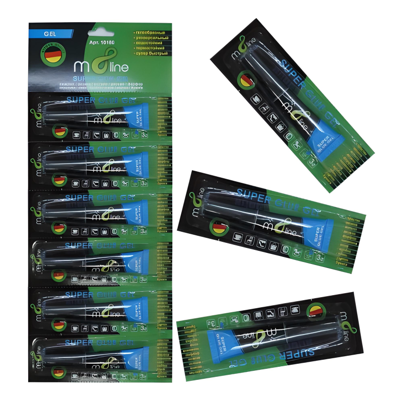 Клей-ГЕЛЬ m8line 3г на блістері 1 * 12 шт Німецька якість