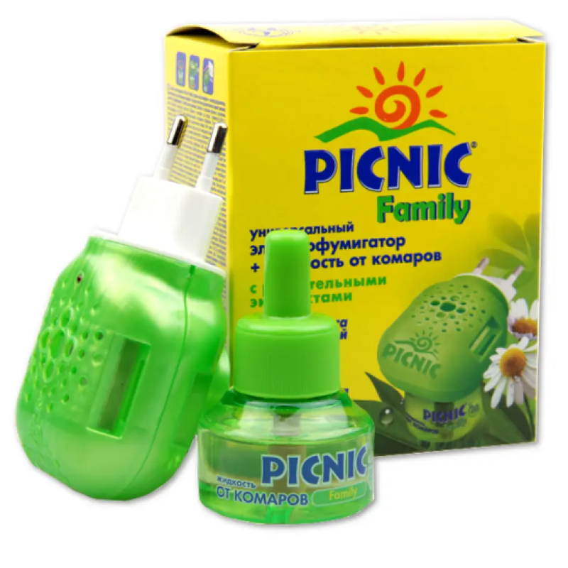 Комплект Picnic фумігатор універсальний + Рідина 45 ночей