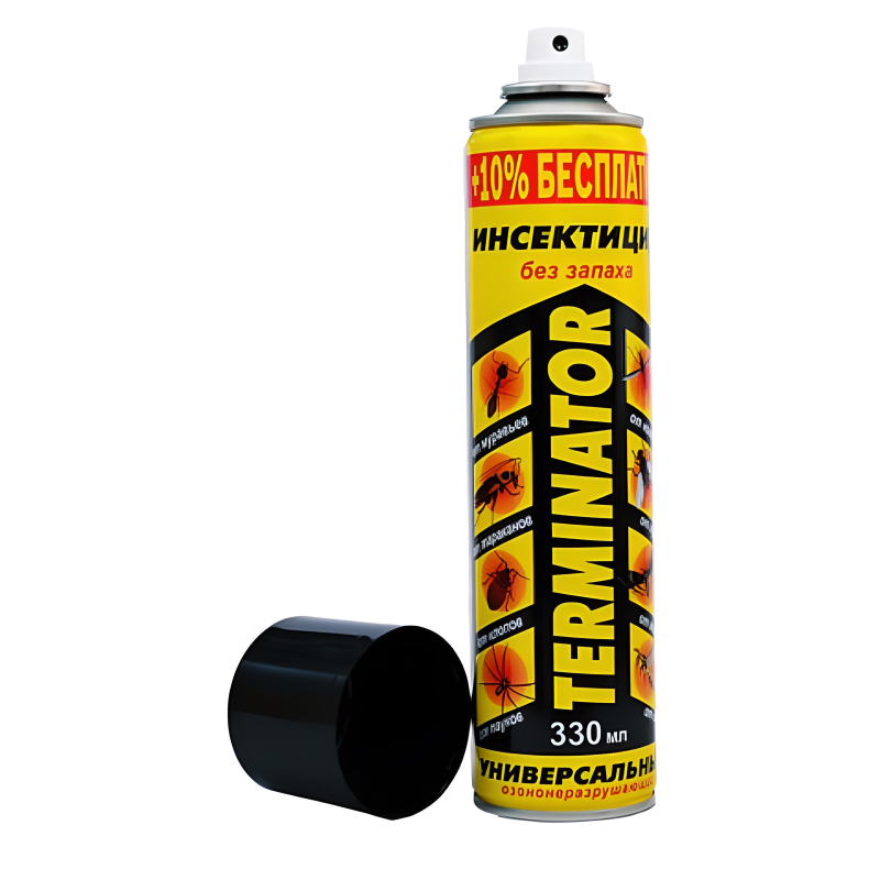 Аерозоль Інсектицид універсальний ТЕРМІНАТОР 330 мл (Україна)