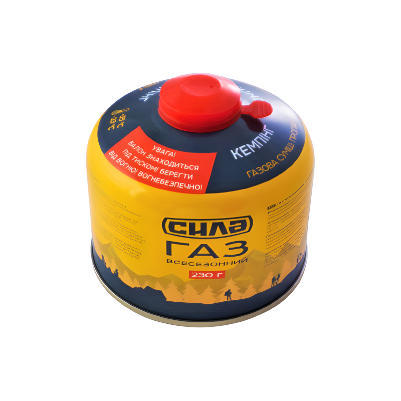 Газ в балоні для Кемпінга 230 г. (Корея) (СИЛА - Інструмент)