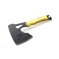 Сокира туристична суцільнометалева з дерев'яною ручкою 800г Госптовари