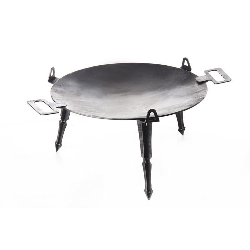 Сковорода туристична з ручками 480мм товщина 4мм