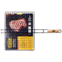 Решітка-гриль плоска з антипригарним покриттям (58x40x30см) (СИЛА - Кемпінг)