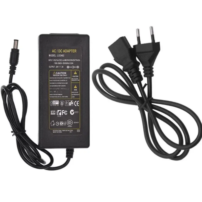 Блок живлення 24V 2А - 48W пластик