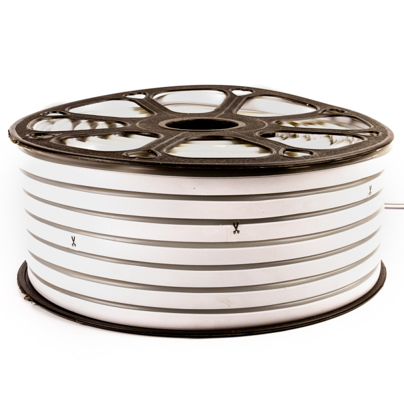 #52 NEON 7 colors 120 W,WW,R,G,B,Y,P 2835-220V-12W/m IP65 6mm №1 Світлодіодний неон smd2835 7m