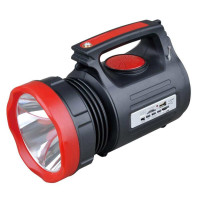 Ліхтар 2890(SY)K акумуляторний 7000 mA/h, 10W 1МОНОкріст + 2 труби (22Крист.), з маяком, зарядка USB, d130mm