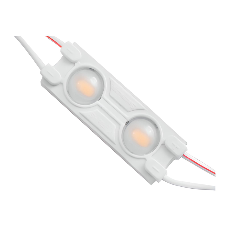 # 093/2 MTK-5730-2led-WW-0,72W 12V світлодіодний модуль (smd5730 2шт, 50 мм)