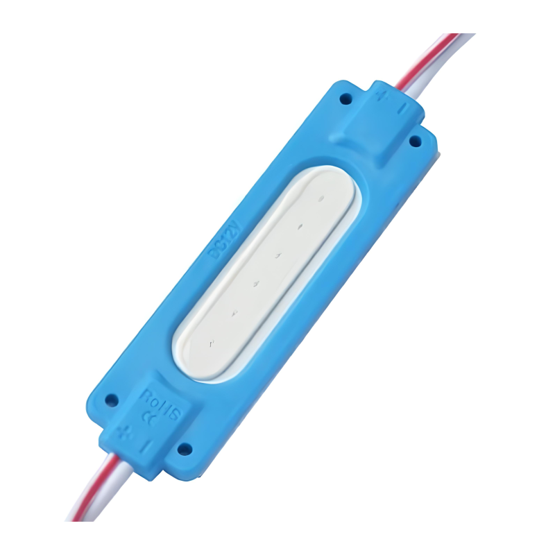 # 095/3 МТК-COB-1Led-B-2W 12V світлодіодний модуль синій (cob 1 шт, 70 мм)