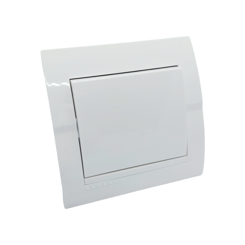 DERIY Вимикач  білий (1/10шт/120шт)