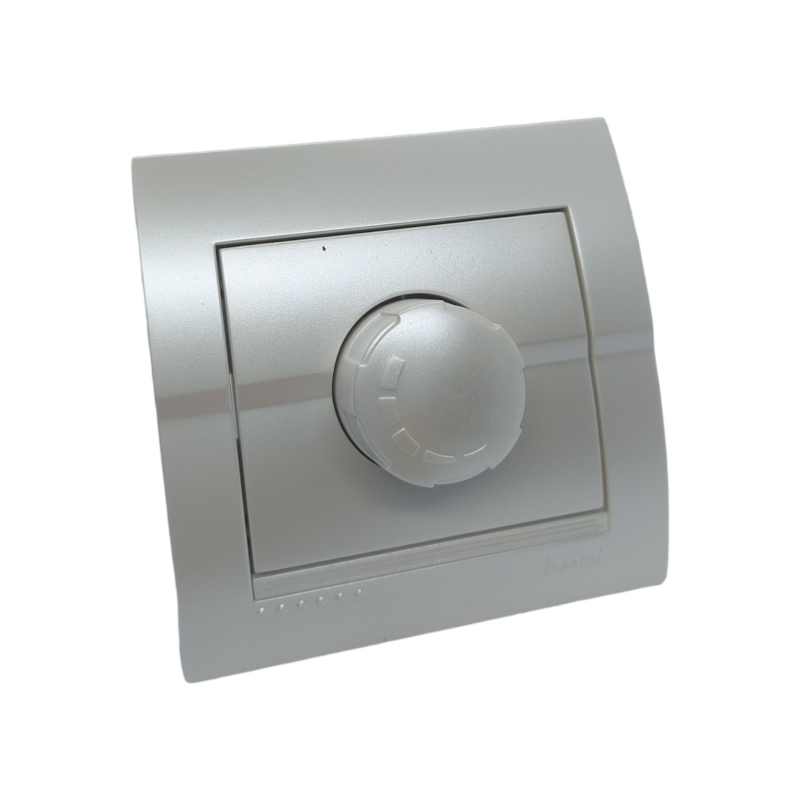 DERIY Діммер 800Вт перлинно-біла металік (1/10шт/120шт)