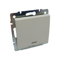 RAIN Вимикач з підсвіткою крем (1/10/120 шт)