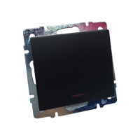 RAIN Выключатель с подсветкой антрацит (1 / 10шт / 120шт)